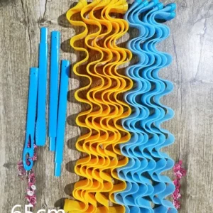12pcs 25/30/45/50/55/65cm water ripple curling iron DIY manual hairdressing tool ,magic curler,hair roller spiral curls roller